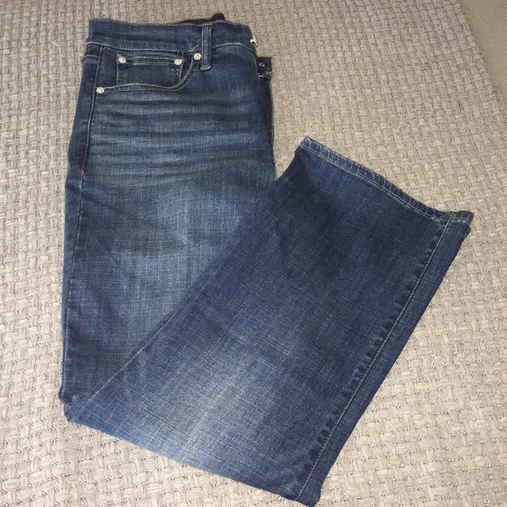 Lucky Brand 🍀 high rise crop mini bootcut jeans